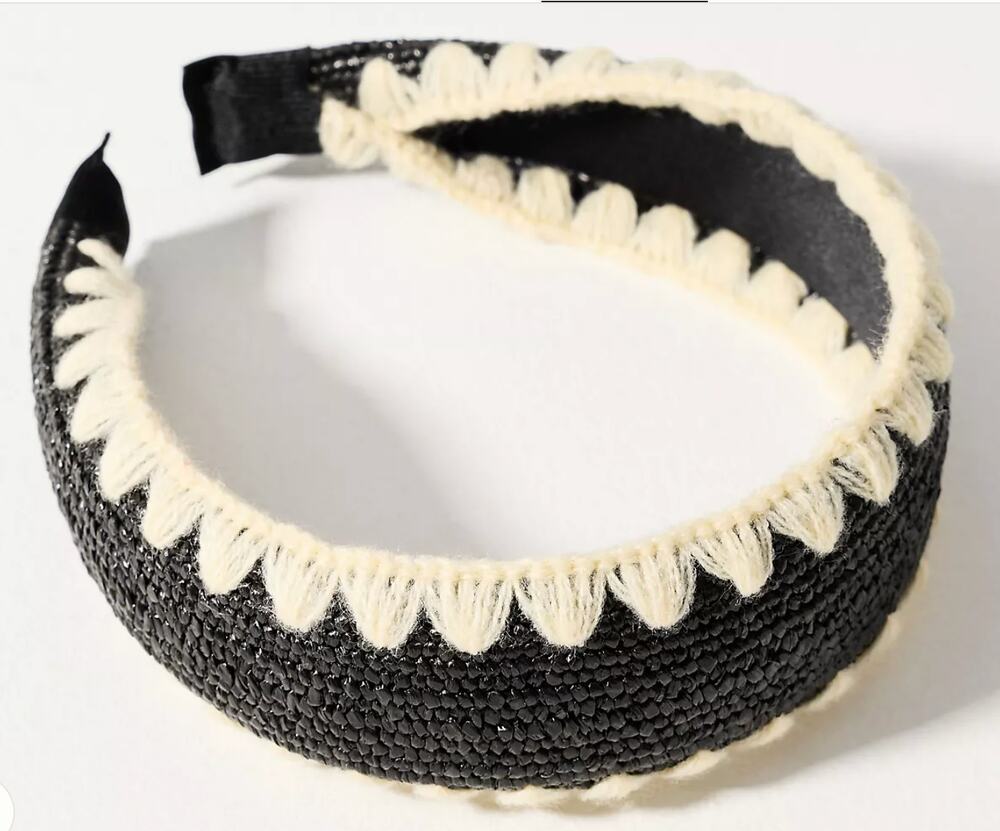 ANTHROPOLOGIE NWT Woven Whipstitch Headband